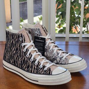 Converse Chuck 70 Hi "Space Animal" 167282C Black / Egret Size 9.5 Men's
